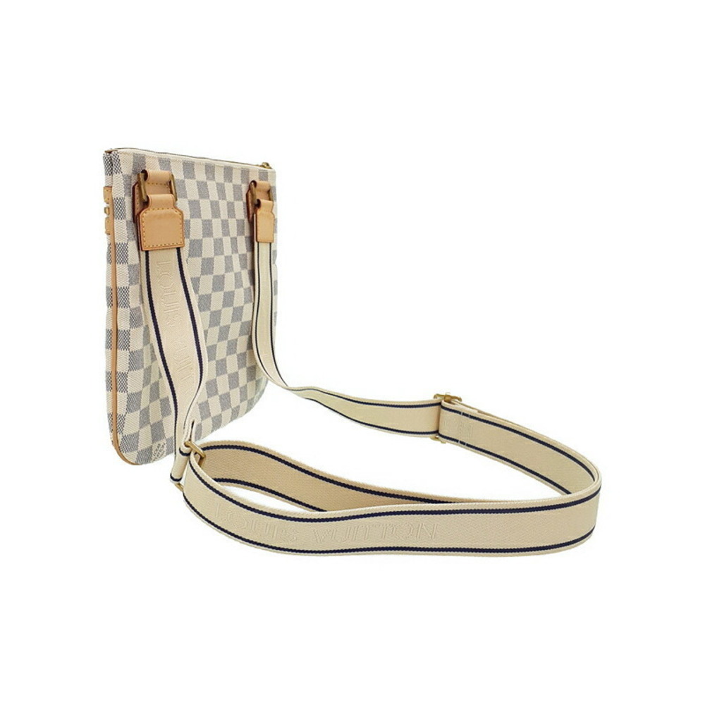 Louis Vuitton Shoulder Damier Pochette Azur White Bosphore Bag